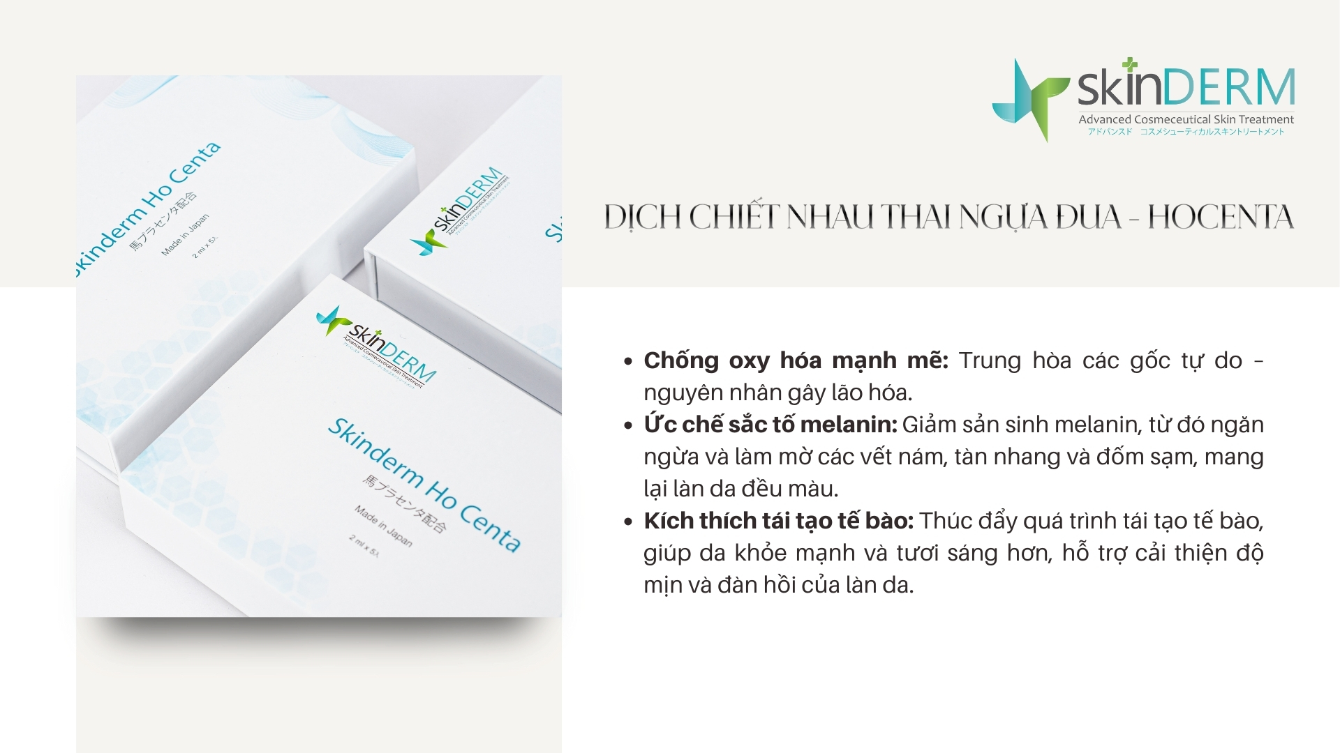 DỊCH CHIẾT NHAU THAI NGỰA ĐUA - HOCENTA